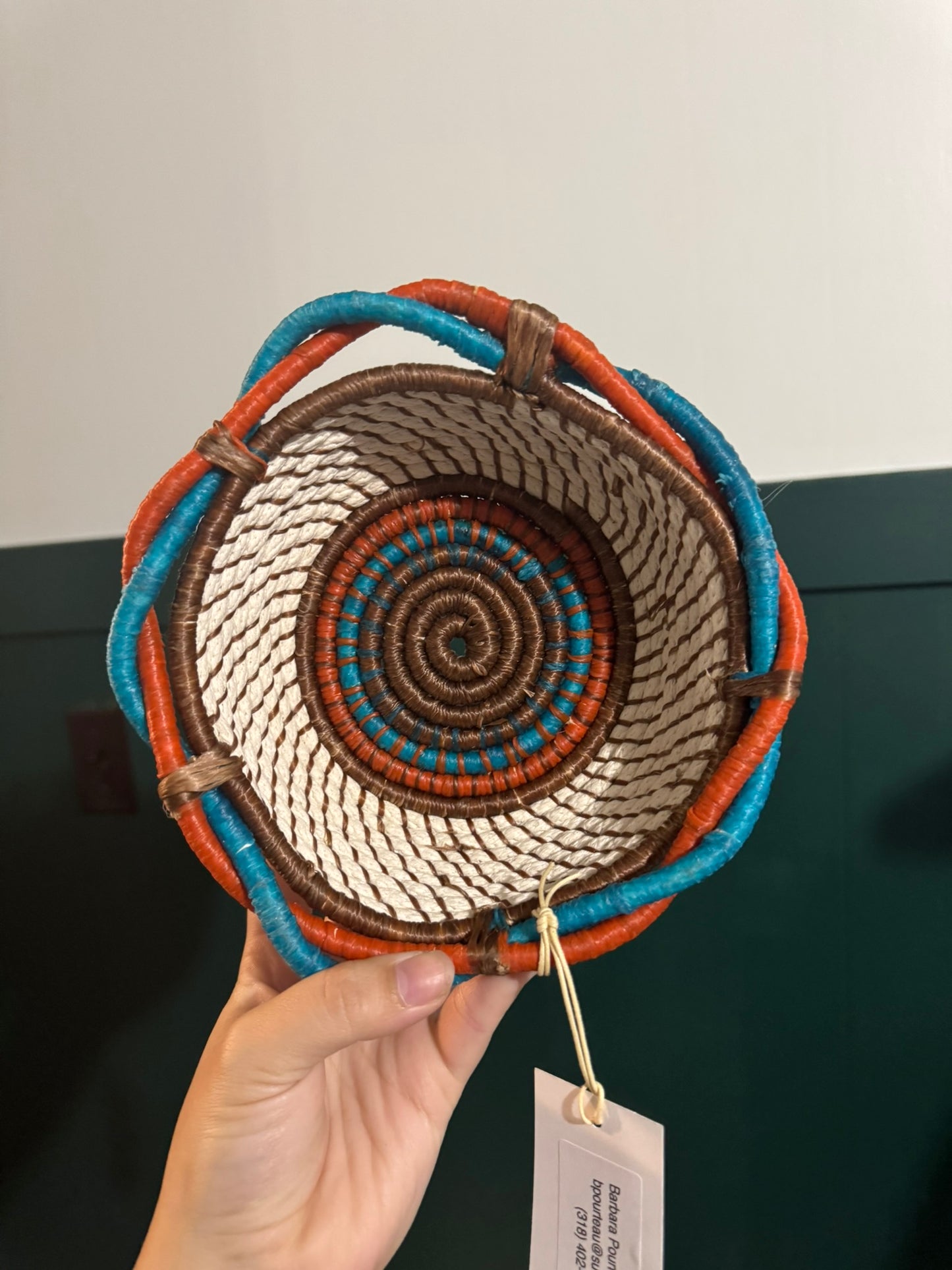 Blue/Orange Rope Basket