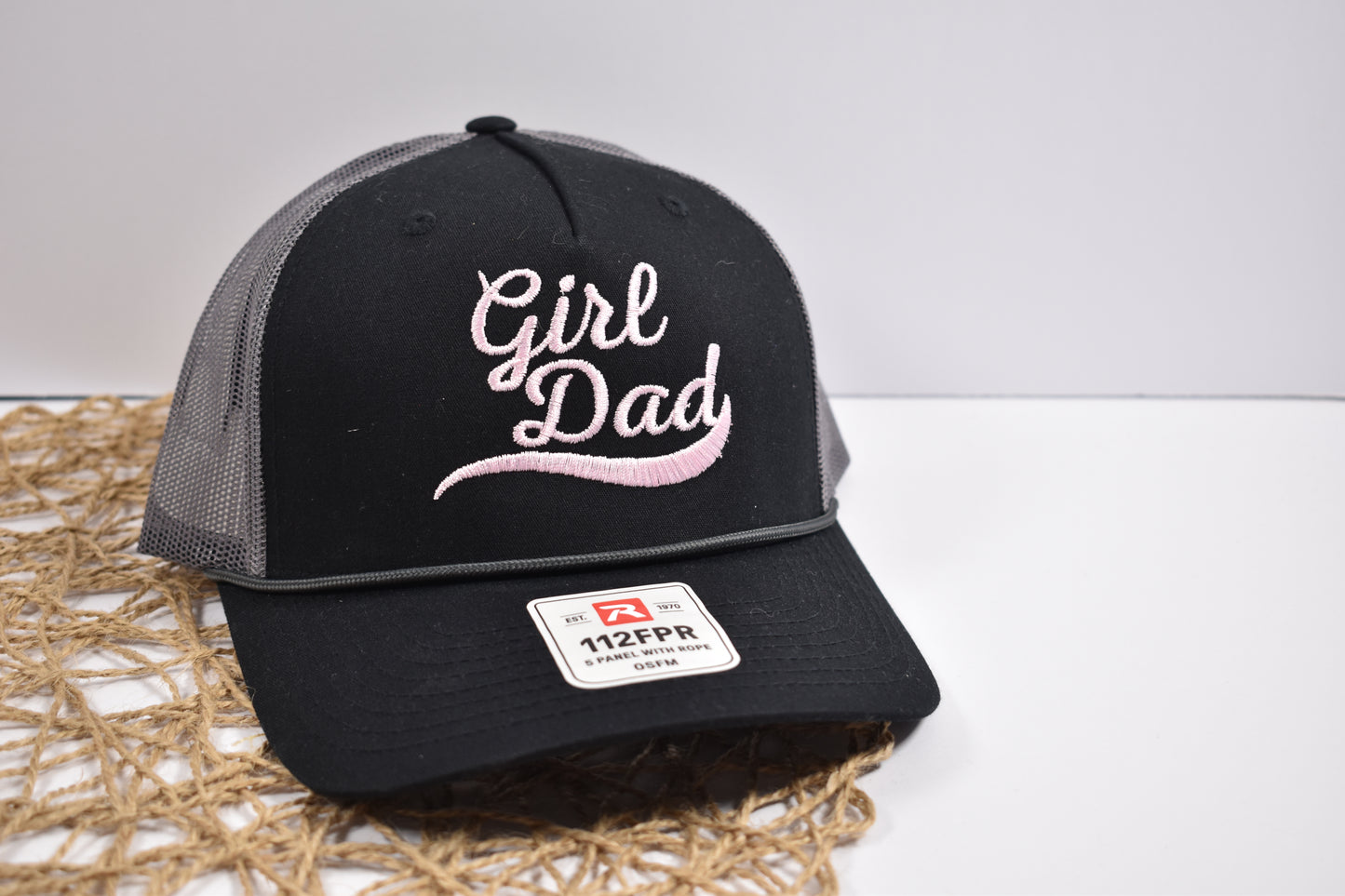 Girl Dad Embroidered Richardson 112FPR Rope Hat
