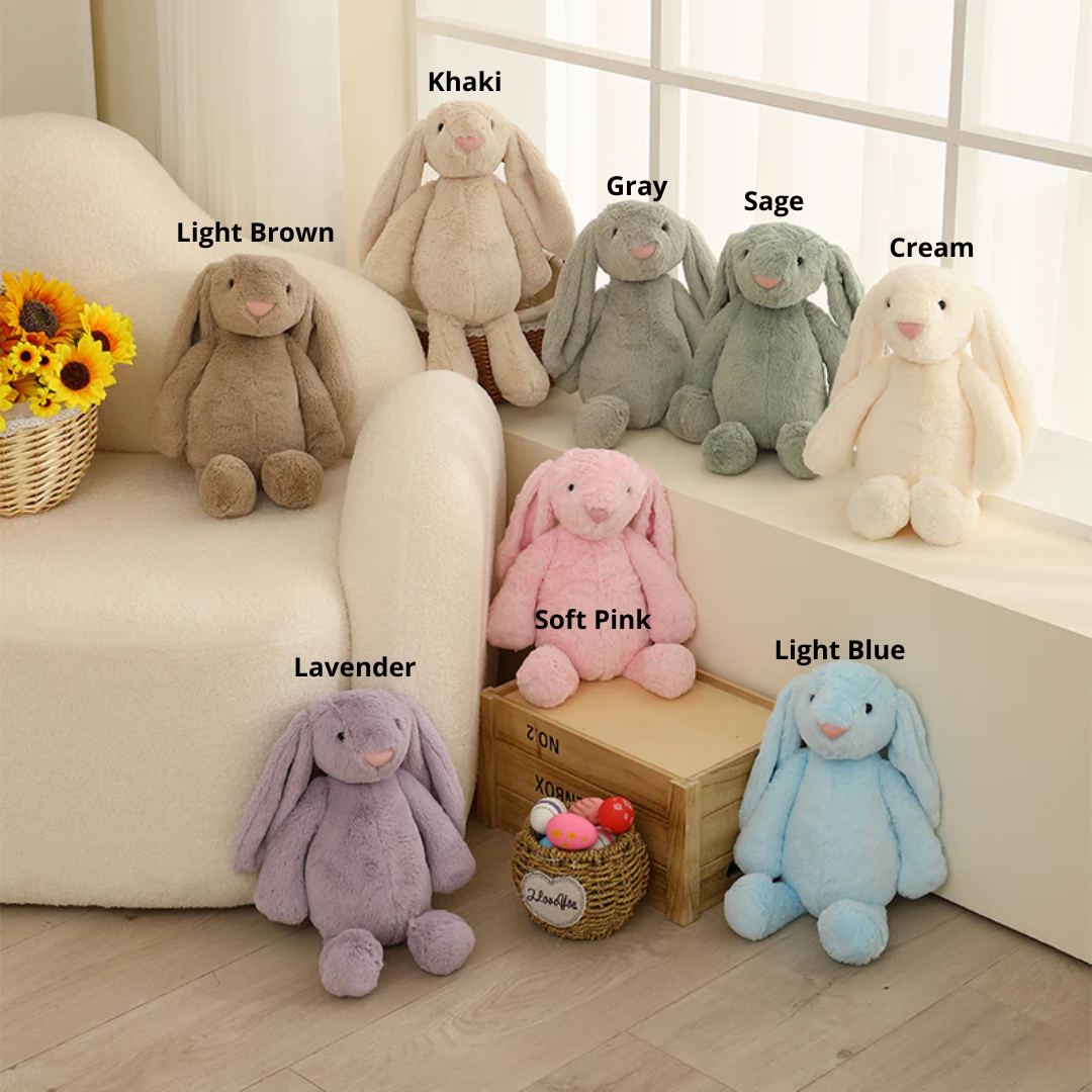 Fluffy 16 inch Plush Bunny