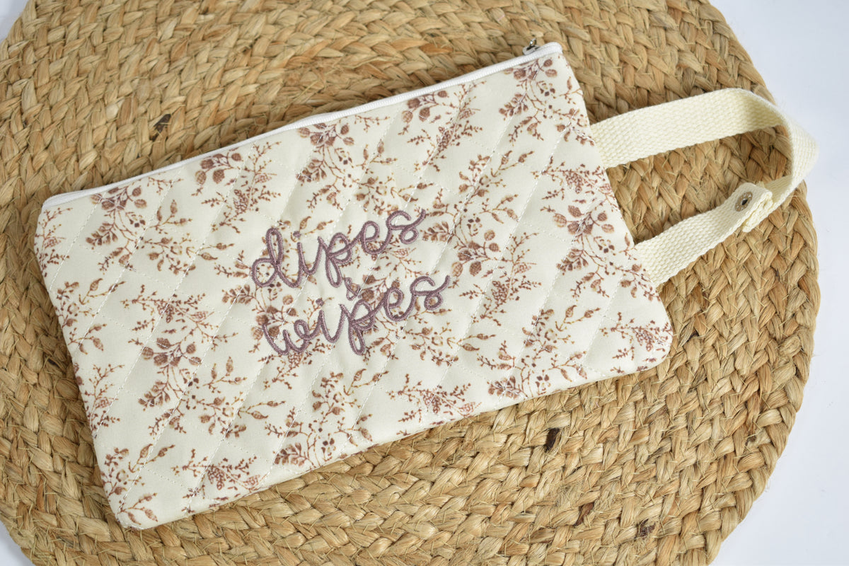 Dipes and Wipes Wristlet bag