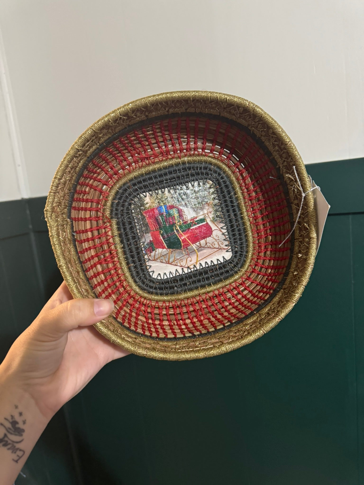 Christmas Sled Basket