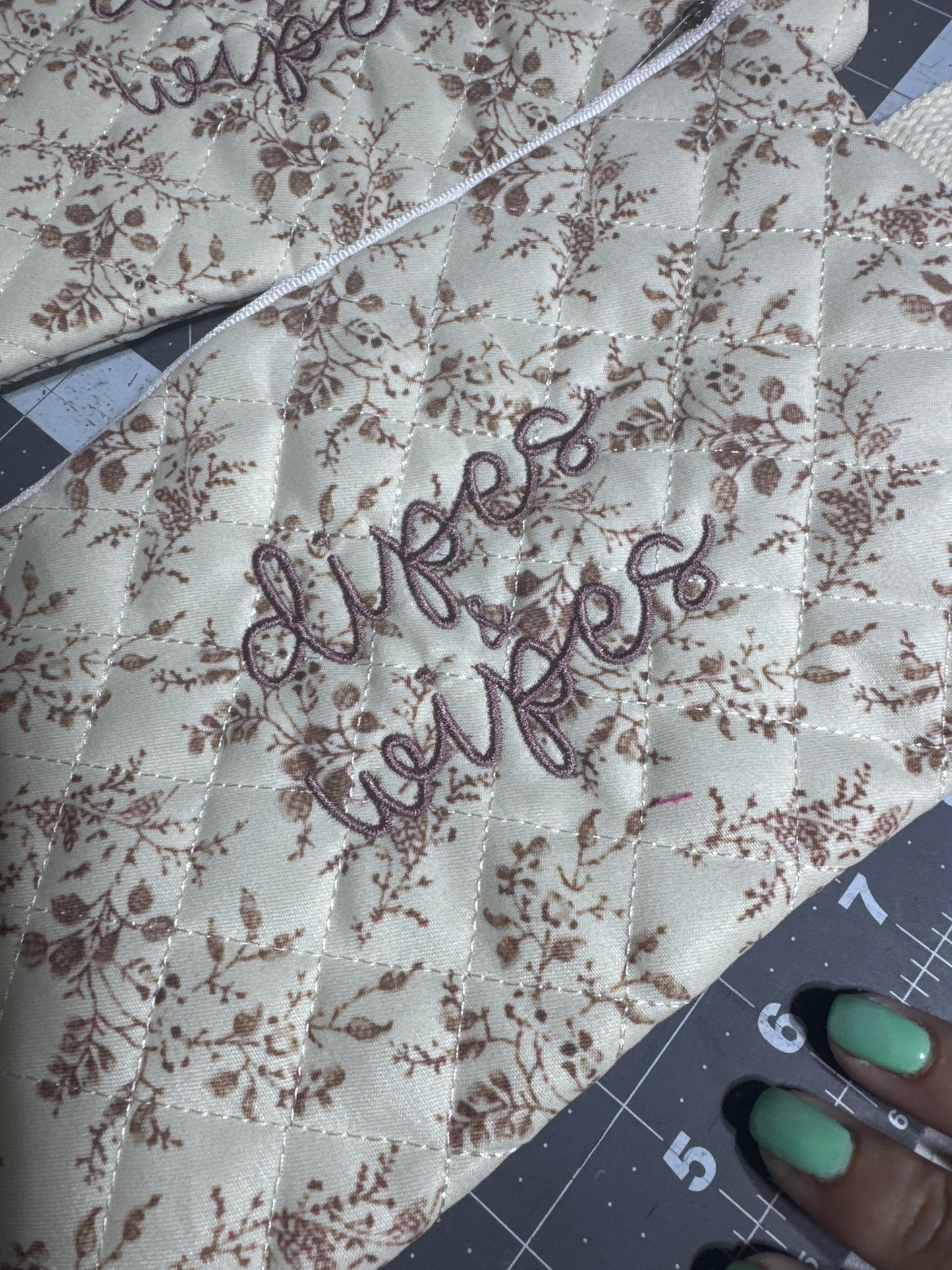 Dipes and wipes bag