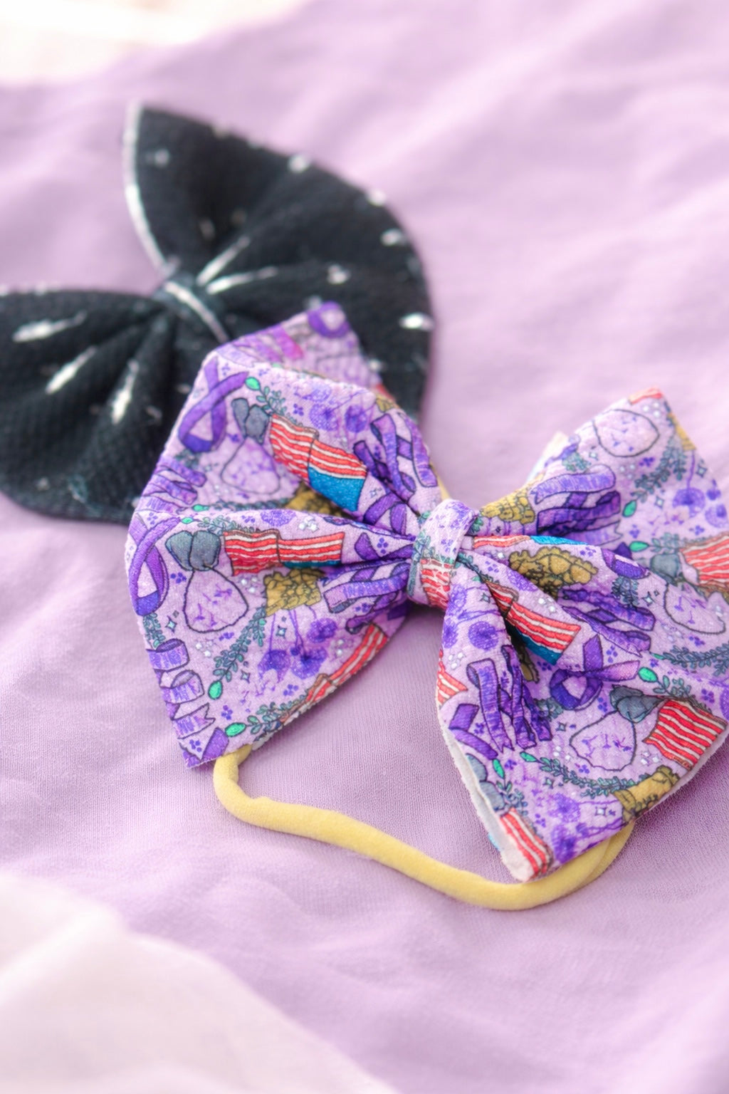 Purple Up Bow