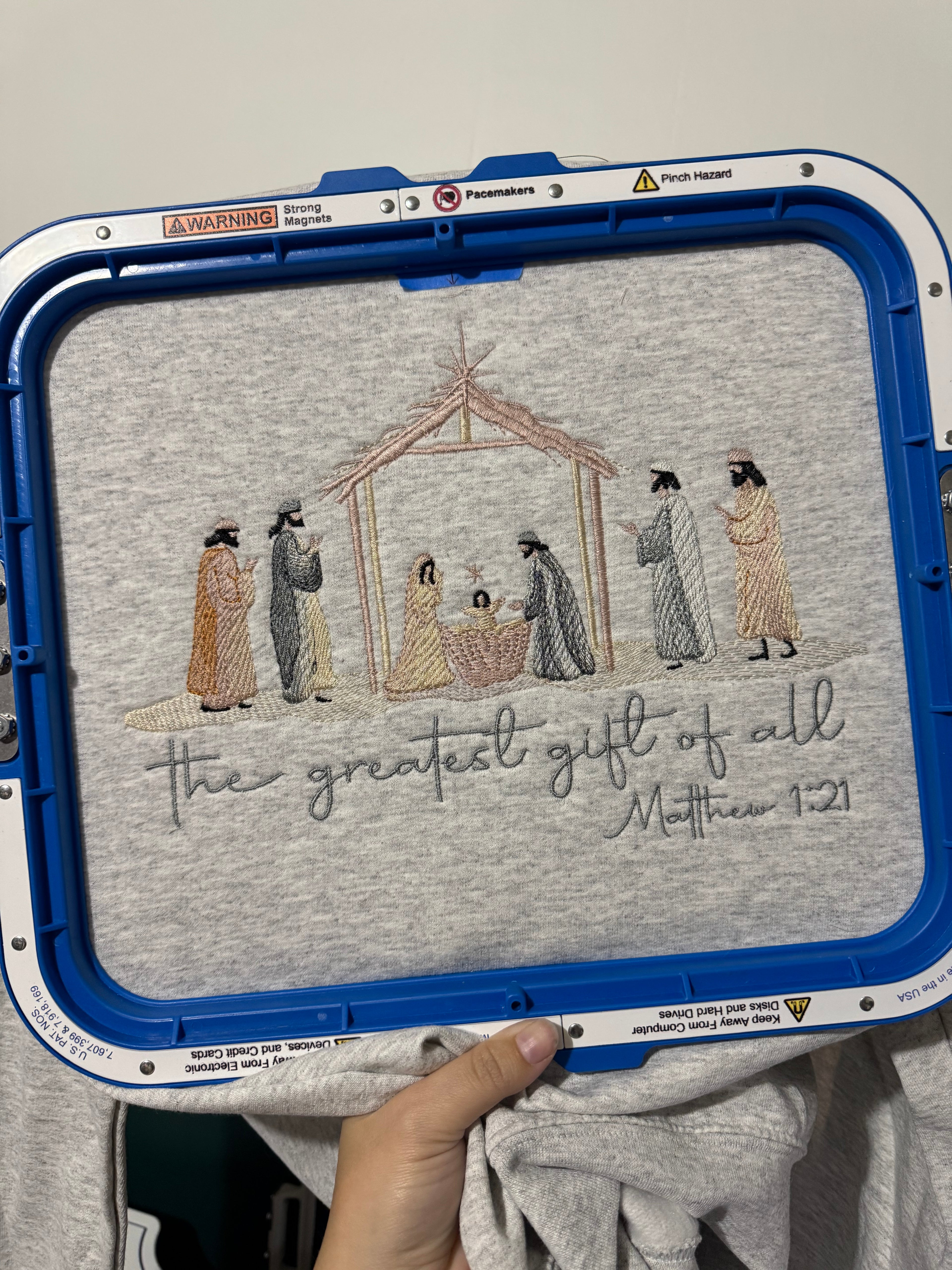 Last Supper Embroidered Sweater