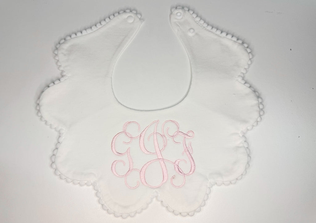 Embroidered Heirloom Bib