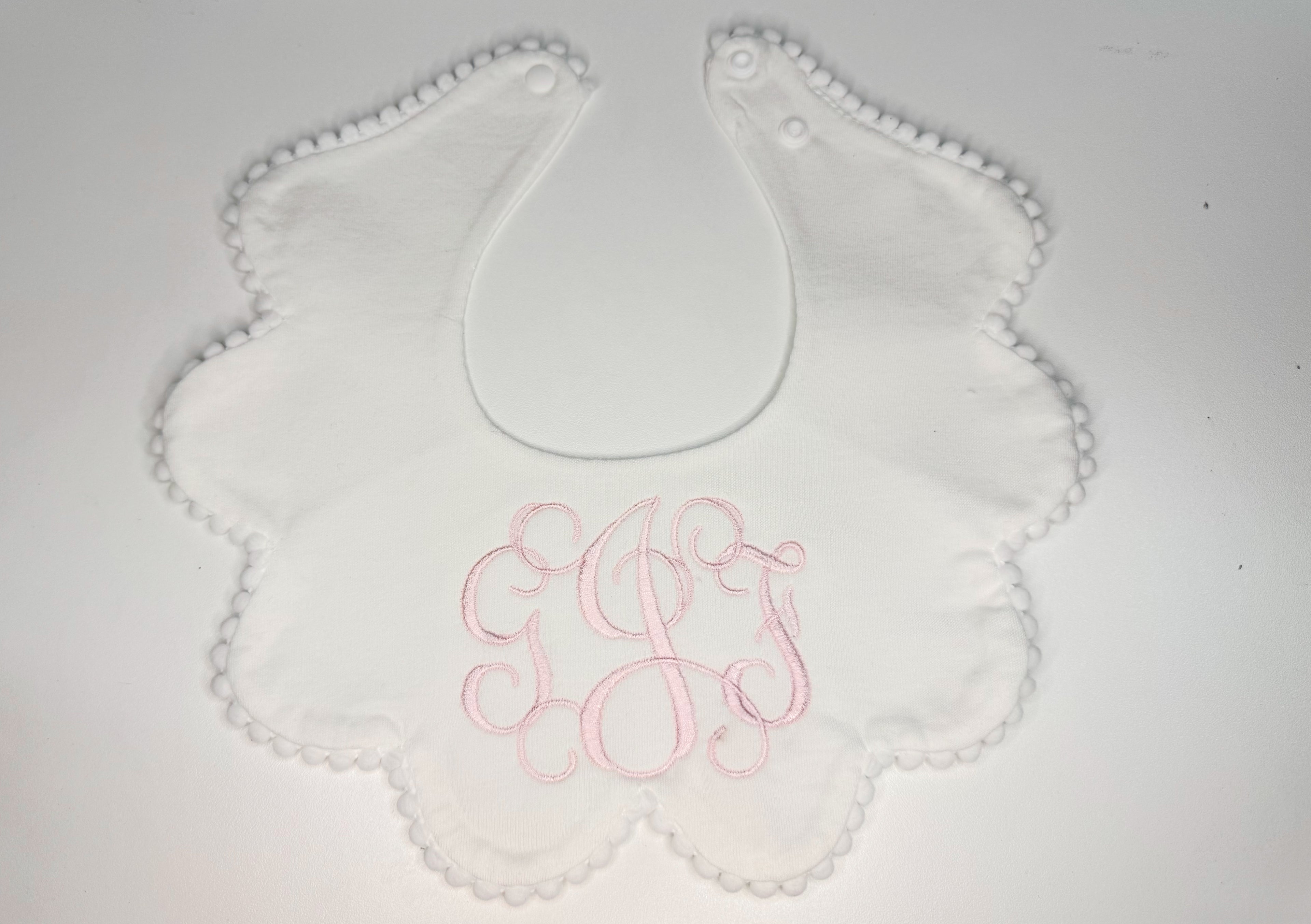 Embroidered Heirloom Bib