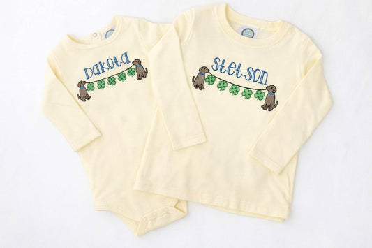 Puppy Shamrock Shirt