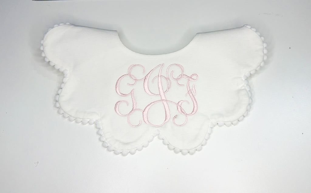 Embroidered Heirloom Bib