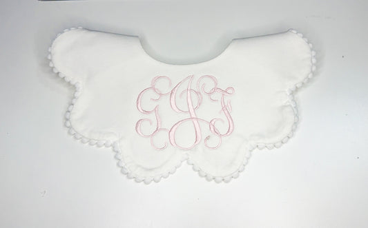 Embroidered Heirloom Bib