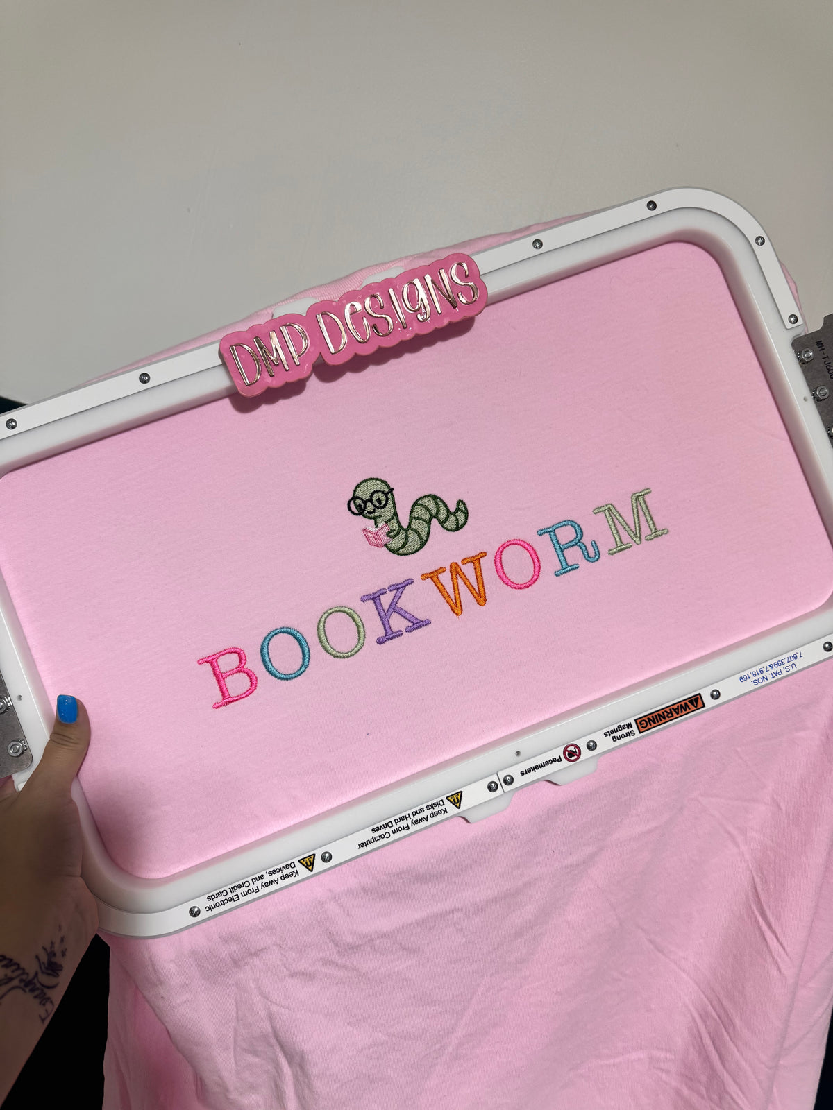 Pink Bookworm CC Tee