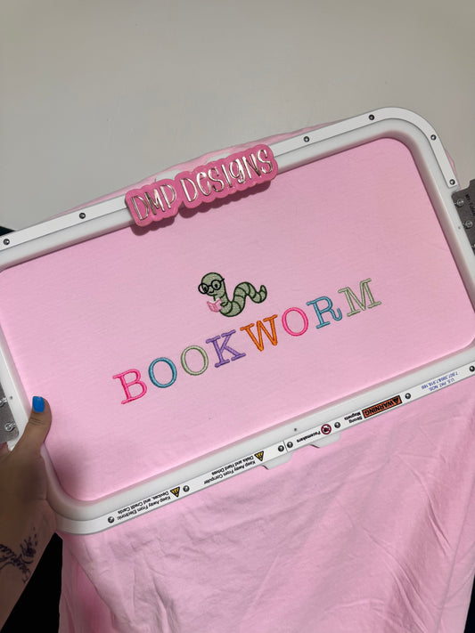 Pink Bookworm CC Tee