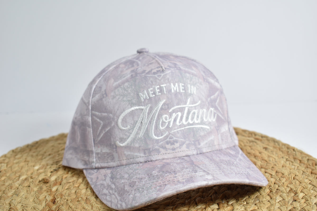 Meet Me In Montana Embroidered Hat