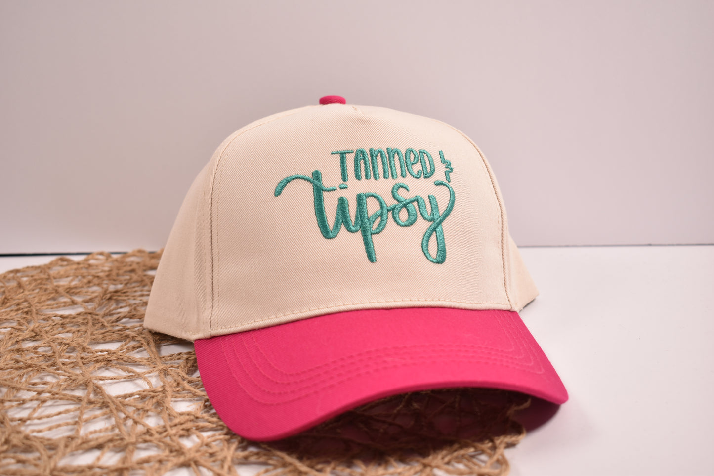 Tanned & Tipsy Embroidered Hat