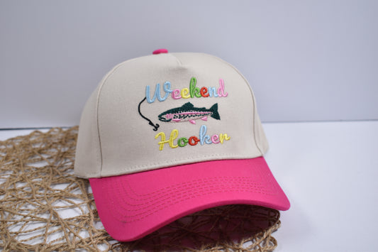 Weekend Hooker Embroidered Fishing Hat