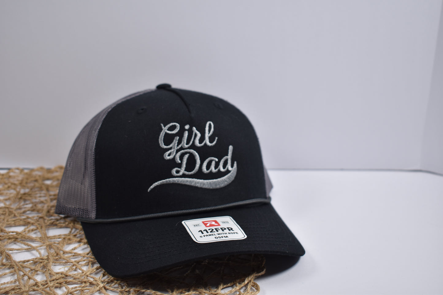 Girl Dad Embroidered Richardson 112FP Rope Hat