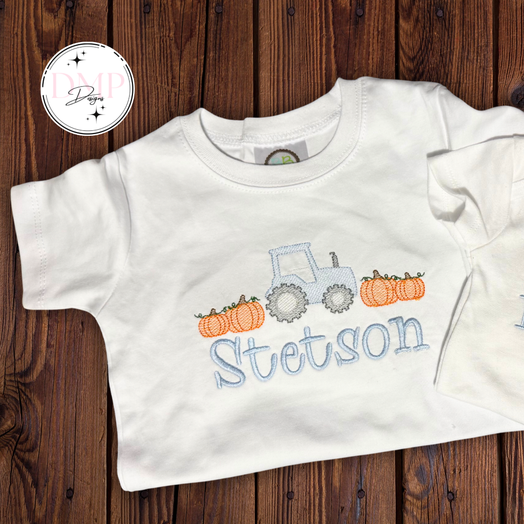 Pumpkin Patch Tractor Shirt