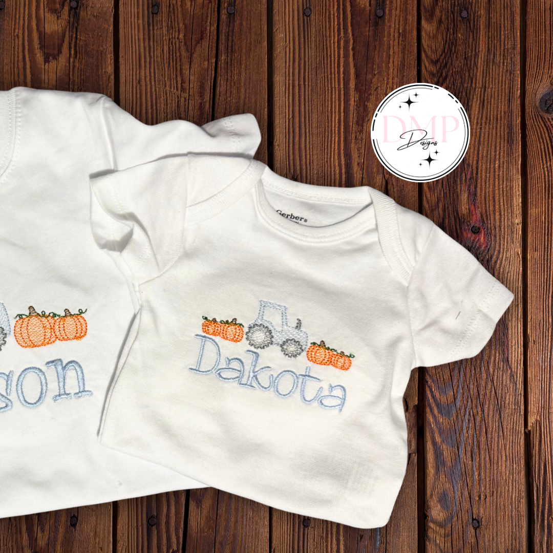 Pumpkin Patch Tractor Shirt