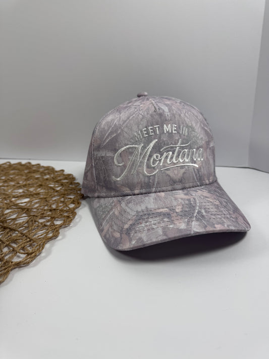 Meet Me In Montana Embroidered Hat